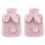 2 Stk. Hase Geformte Plüsch Handwärmer Pink 3