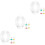 3 Stk. Gemusterte -Form Schokoladenkuchen-Form 5