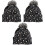 3Stk Damen Strickmütze Leopardmuster Für Herbst Winter 3
