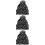 3Stk Damen Strickmütze Leopardmuster Für Herbst Winter 8