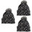 3Stk Damen Strickmütze Leopardmuster Für Herbst Winter 6