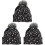 3Stk Damen Strickmütze Leopardmuster Für Herbst Winter 2