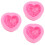 3 Stk. Engel Herzform Silikonform Für Rosa 6