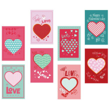 16 Valentinstagskarten Mit Herzförmigem Design