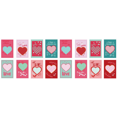 16 Valentinstagskarten Mit Herzförmigem Design 2