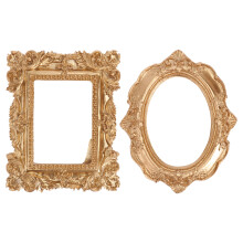 16 Display Bilderrahmen Mini Verzierung Für Zu Hause Golden