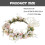 1Cloth Floral Headband Wit Bruiloft Accessoire 3