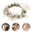 1Cloth Floral Headband Wit Bruiloft Accessoire 4