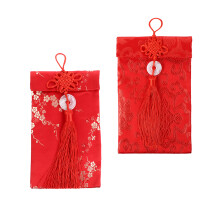 4 Chinesische Knoten Geldbörsen Rote Umschläge