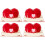 4 3D Valentinstag Karte Rot 5