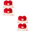 4 3D Valentinstag Karte Rot 9