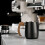 Jarra para Espresso de 600ml com Cabo de Madeira e Acabamento em Grãos, Ideal para Espumar Leite. 4