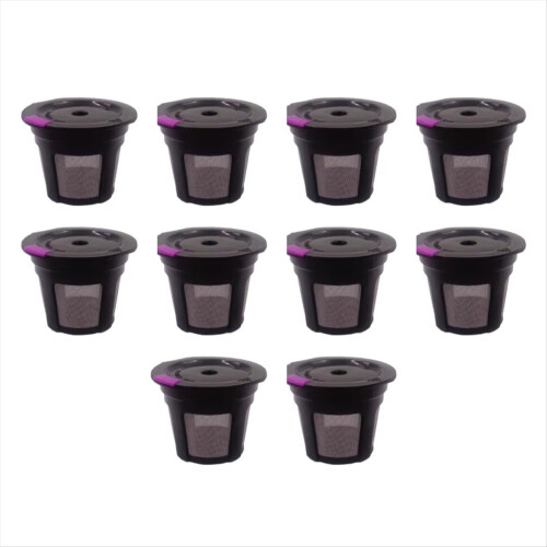 10 wiederverwendbare Kaffeefilter für K-Cups 1.0/2.0 Mini P 1