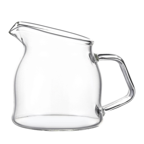 Mini xícara de café transparente com alça, latte artesanal com leite de bezerro. 1