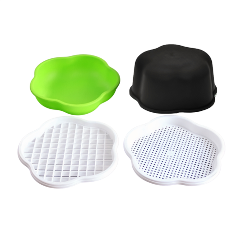 Pot de germination de germes de soja hors-sol pour semis de blé hydroponique 1