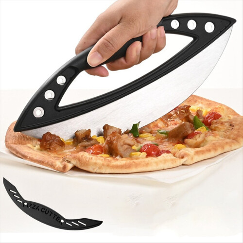 Pizzames van roestvrij staal, halfrond, ringvormig, multifunctioneel, sli 2