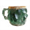 Xícara de café de cristal mineral com alça, imitação multicolorida. 1