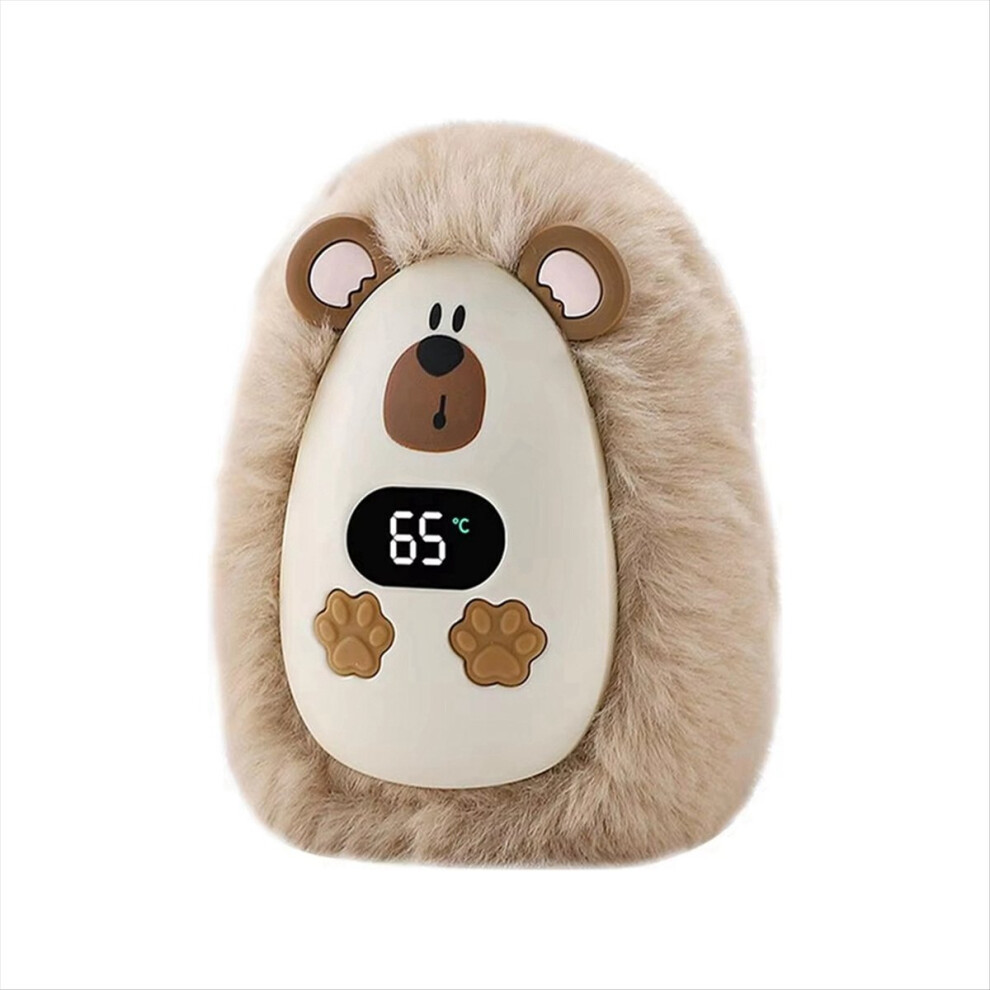 Rechargeable Hand Warmer With Digital Display Animal Pattern Heater Te 4851550179441
