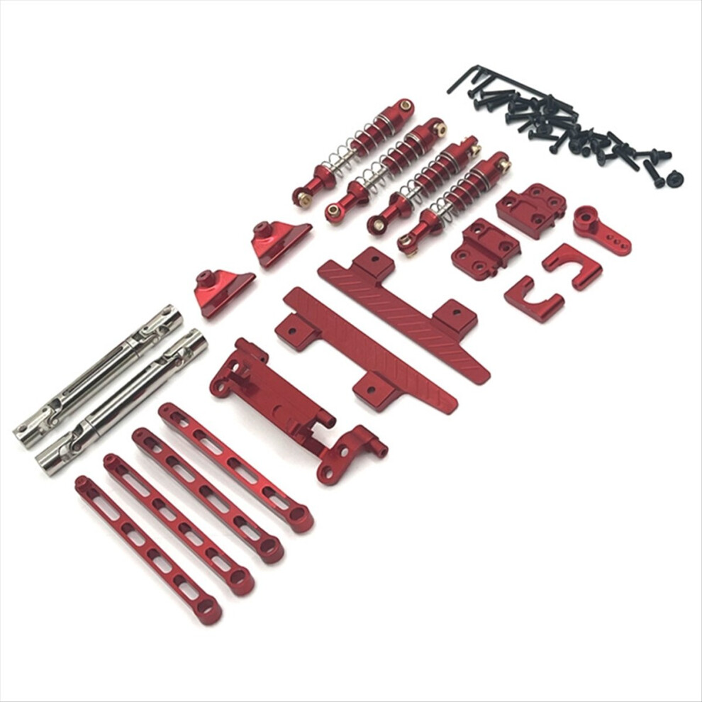 Rc Car Upgrade Tie Rod Before And After Drive Shaft Set For 1/12 Mn82 Red 4851550181376