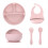 Baby Feeding Set, with Strong Suction, Silicone Tableware, Used to Hol 2