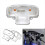 Motorcycle Speedometer Tachometer White Instruments Case Cover Accesso 4