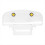 Motorcycle Speedometer Tachometer White Instruments Case Cover Accesso 9