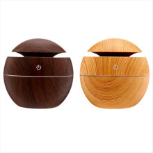 Wood Grain Round Humidifier Aromatherapy Machine Office, Bedroom, Dorm