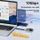 Dock di espansione magnetico USB C per laptop, adattatore multiporta USB-A 5