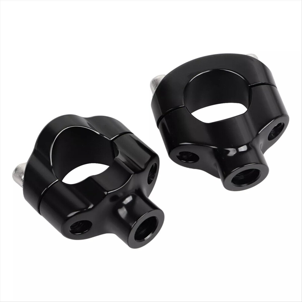 Motor 1.5Inch Handlebar Riser Clamp 1-1/4Inch Tall Kit For Softail Cus 4851550193133