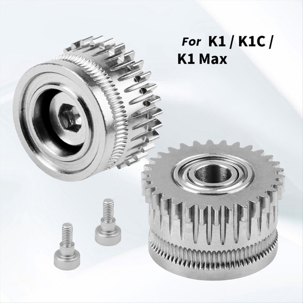Hardened Steel Extruder Gear For K1/K1c/K1 Max/Ender3v3/V3plus Wear-Re 4851550197018