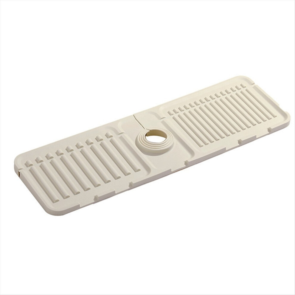 Kitchen Sink Faucet Mat, Splash Drain Mat Quick Dry Tray, Protector 4851550199272
