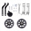 Bicycle Training Wheels Flash Mute Wheel Stabiliser Mounted Kit with B 4