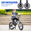 Bicycle Training Wheels Flash Mute Wheel Stabiliser Mounted Kit with B 6
