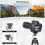 Mini Reverse Ball Head 360 Degree Rotating Camera Tripod CNC Aluminum 4