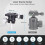Mini Reverse Ball Head 360 Degree Rotating Camera Tripod CNC Aluminum 5