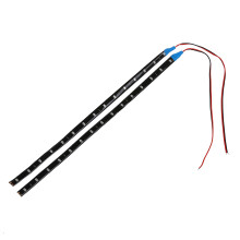 2 Stück 30 cm 15SMD Kfz-Unterbodenbeleuchtung Neon Fußraum Flexibel Wasserdicht