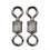 Fishing Swivel Connector Solid Ring Rolling Rotator for Safety Kana Ho 7