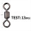 Fishing Swivel Connector Solid Ring Rolling Rotator for Safety Kana Ho 4
