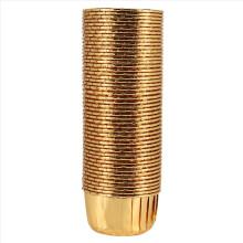 50Pcs Aluminum Foil Cupcake Cups Disposable Muffin Liners Baking Tip P