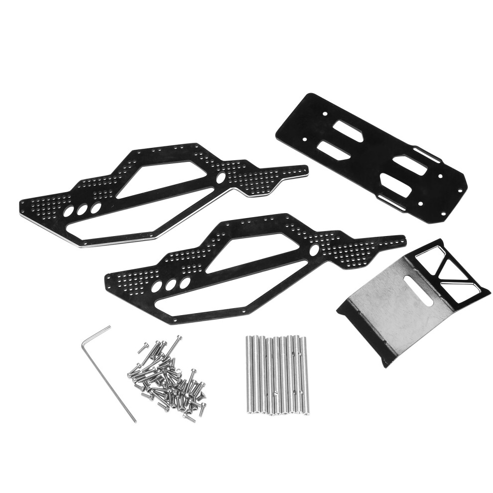 Metal Chassis Frame Body Shell For Scx24 90081 1/24 Rc Crawler Upgrade Black 4851550109868