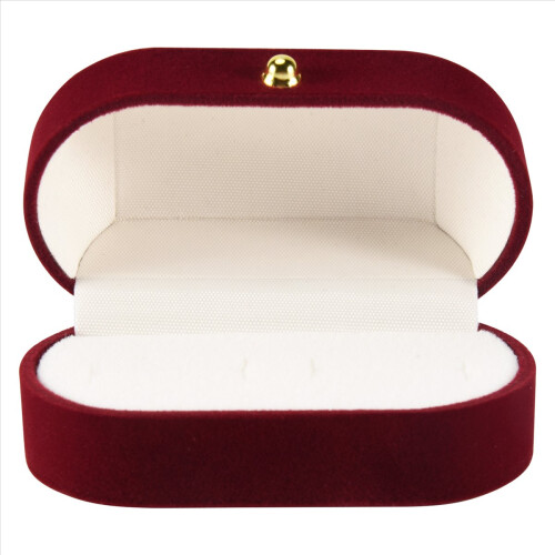 Samtseide Paar Ringbox Hochzeit Einzelantrag Abschiedsschmuck B 2