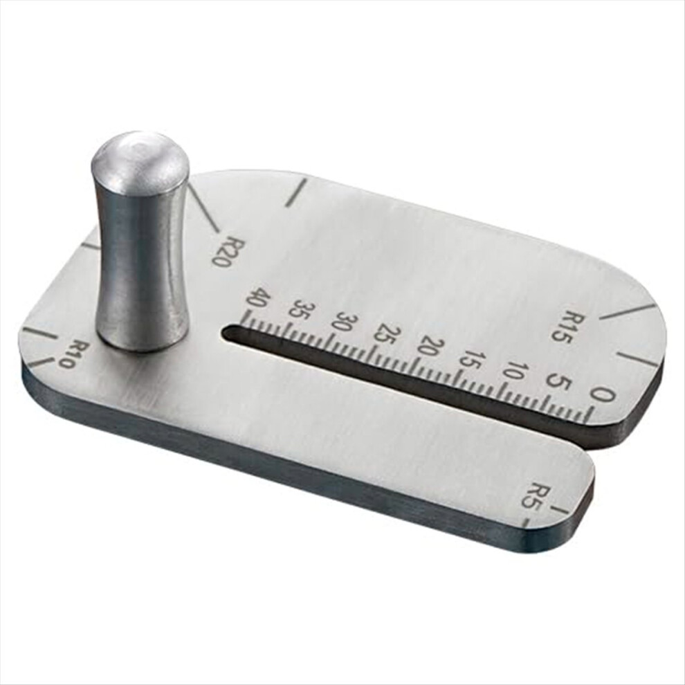 Leather Sewing Aid Tool, Constructed From Metal, Serves As A Guide For 4851550112417