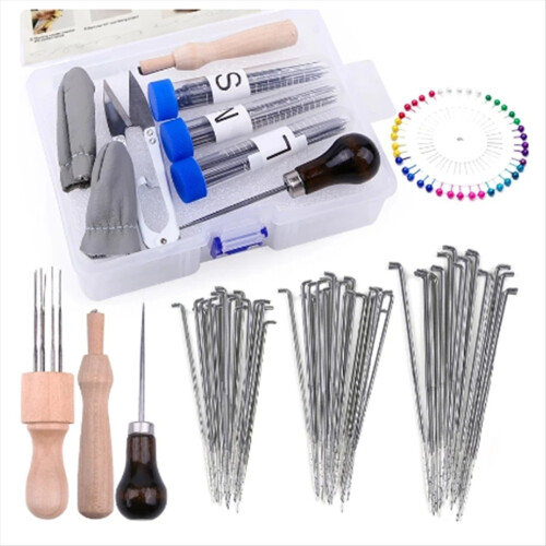 Needle Felting Kit Wool Felt Poked Needles for Diy Yarn Needlework Set 2