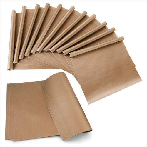Folha de PTFE para Transferência Térmica, Pacote com 18 Unidades, Antiaderente, 30,5 cm x 40,6 cm (12 polegadas x 16 polegadas) 1