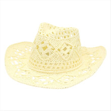 Stroh-Cowboyhüte für Damen, Western-Cowgirl-Hut, faltbar, ideal für Feiertage und Partys