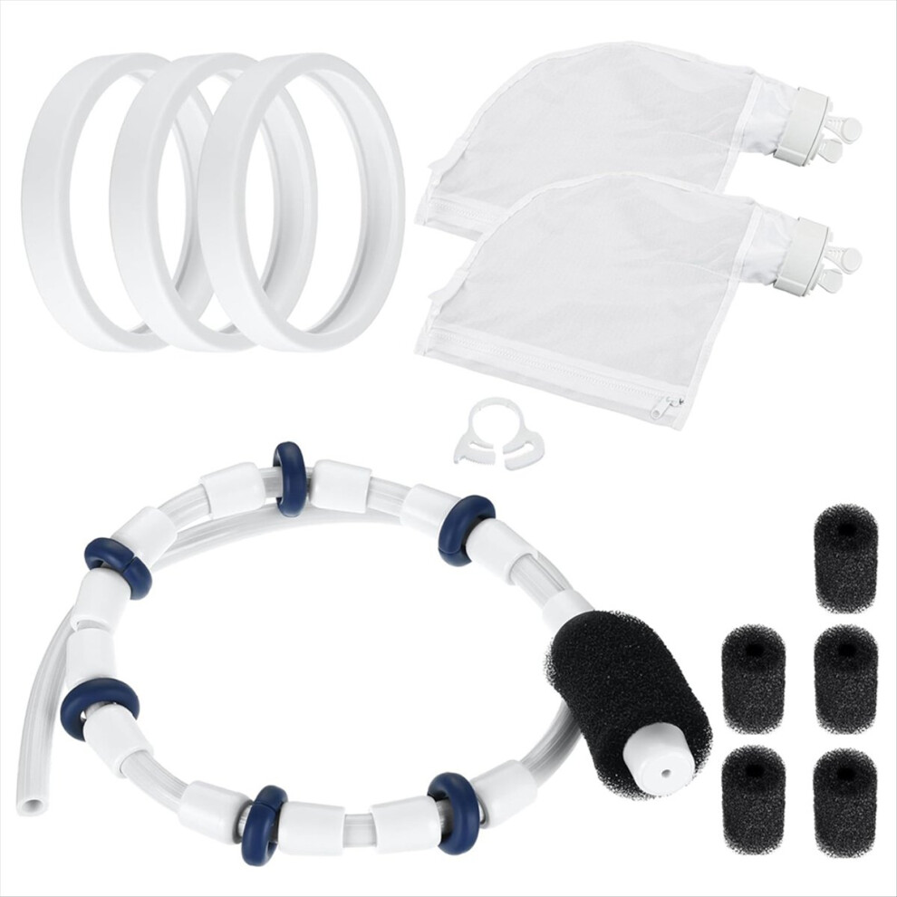 Pool Cleaner Parts for 280 480,1 Sweep Hose,3 Tires,2 Vacuum Filter Ba-image-OPC-PMV2K7G-NEW