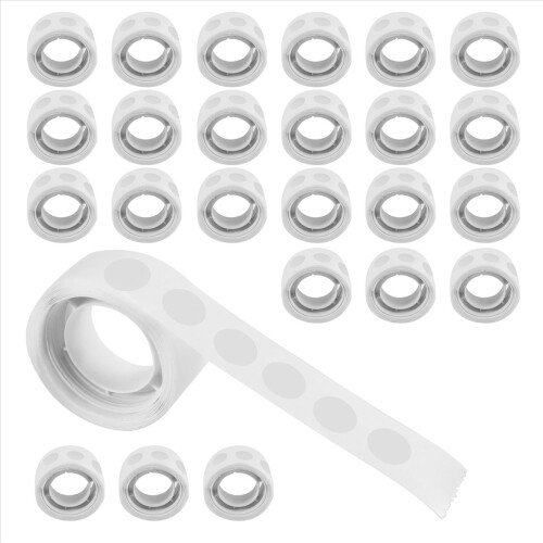 25 Rollen Klebepunkte für transparente Ballons, doppelseitig, abnehmbar 2