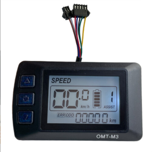 Ebike JN 15A Square Wave SM con controller luci OMT-M3 Display per 3 2