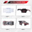 Κάλυμμα αμαξώματος RC EA1025 για JLB Racing CHEETAH 11101 1/10 ανταλλακτικό 8