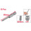 10 stuks 1/4" zeskantige magnetische 3 mm PH1 schroevendraaierbits 2